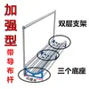 Cama de corte rack de pano máquina de puxar tecido espessa mesa de corte aço inoxidável manual simples rolo grande suporte de carga ajustável tecido