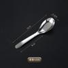 316L colher de aço inoxidável bebê comer colher colher doméstica plana lingote colher colher pequena colher crianças colher colher pequena