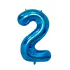 Balões de Folha de Alumínio Digitais Grandes Versão Americana 40 polegadas Embalados Individualmente Decorações de Aniversário Infantil Balões Flutuantes de Hélio