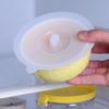 Tapa de cuenco japonés multifuncional de fábrica, tapa de silicona para taza, tapa de cuenco sellada de grado alimenticio grande y pequeña, tapa para taza, tres colores