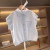 Conjunto de Camiseta de Manga Corta y Shorts de Verano para Niñas 2026 Nuevo Elegante Conjunto de Verano para Niños de Edad Media y Mayores Conjunto de Dos Piezas Trendy para el Campus