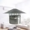 Chaminé de Aço Inoxidável, Chapéu de Telhado à Prova de Intempéries em Formato de Guarda-Chuva, Tampa de Exaustão para Coifa, Chapéu Cônico para Venda