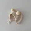Chapéu de Lã de Elfo Bebê Outono e Inverno Espessado Quente Proteção de Orelha à Prova de Vento Chapéu Pulôver Vermelho Fofo Chapéu Infantil de Bebê