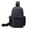 Nova Bolsa Transversal Masculina, Bolsa de Peito Multifuncional da Moda, Bolsa de Ombro Casual Leve para Exterior, Mochila Simples Impermeável e Resistente ao Desgaste