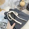 Calça larga de osso de cobra com fio de nove cores para mulheres, nova, cintura alta, perna reta, calça de seda gelada, estoque, atacado