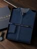 Outono e inverno meia-gola alta dos homens 100 puro cashmere cardigan suéter dos homens engrossado zíper malha solta jaqueta top