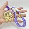 Puro Ouro 999 Pingente Desenho Animado Crayon Shin-Chan Lembrança Pingente para Bolsa de Celular Chaveiro Fofo Tendência Presente
