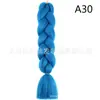 Peruca Trança Grande Africana Trança Jumbo Cabelo Colorido Trança Suja Corda de Cabelo Gradiente Fibra Química Trança Grande Hip Hop Trança Suja