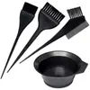 Set de Herramientas para Peine de Cabello Productos para el Tratamiento del Cabello Herramientas de Peluquería Salón de Peluquería Bol Mezclador Cepillo de Cuidado Peine Negro para el Cabello
