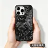 Venda Quente no Exterior Tela Cheia Estilo Escuro Preto e Branco Grafite Pintado à Mão 16pro Capa de Celular Incrível iPhone17 Capa de Vidro