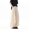 Pantalones casuales holgados de verano, de estilo 'old money', modernos, con caída, pantalones largos holgados de alta gama, pantalones modernos para hombres adolescentes