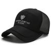 Chapéu de Malha Respirável de Verão Masculino Proteção Solar ao Ar Livre Aba de Sol Boné de Baseball Masculino Boné com Aba Moda Casual Atacado