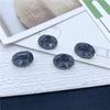 Novo Oval Brilhante Efeito Cascalho Resina Fundo Pontiagudo Diamante Joias Acessórios Criativo Coreano Feito à Mão Material DIY