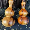 Madera de Rayo Natural Colgante para Coche Calabaza Mango Yin y Yang Material Colgante Llavero Pura Mano Pulida para Llevar