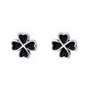 Pendientes de Trébol de Cuatro Hojas de Plata de Ley S925 Yun Chao Xuan Pendientes de Estilo Minimalista de Moda para Mujer Joyería para Orejas Fresca y de Moda Popular en Internet