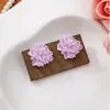 Brincos Flor Branca Mori Agulha de Prata Nicho Suave Doce Brincos de Camélia Design Avançado Brincos Rachados