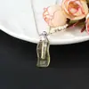 Collar de Botella de Deseos Giratoria de Cristal Amarillo Collar de Botella de Perfume Collar con Colgante de Aceite Esencial de Fragancia Venta al por Mayor