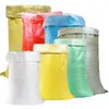 Bolsas Trançadas Coloridas Personalizadas, Bolsas para Embalagem de Roupas com Logística Expressa, Bolsas Impermeáveis e à Prova de Umidade com Estampa de Cobra para Mudança e Envio