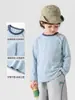 Camiseta de manga larga Youou para niños, top de otoño, estilo primavera y otoño, nueva ropa infantil 2026, moda de otoño moderna para niños y bebés