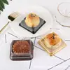 Caja de Embalaje Gruesa para Pasteles de Luna de 50-100g, Caja para Pasteles Crujientes de Yema de Huevo Snow Meiniang, Pastel de Arroz Glutinoso, Caja de Embalaje para Hornear con Carne Deshebrada y Vieiras