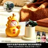 Linda piedra difusora de aroma sin llama con forma de calabaza, aceite esencial, adorno de escritorio para dormitorio, hogar, decoración creativa de nicho de alta gama