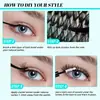 Amazon Transfronterizo Europeo y Americano Pegamento para Pestañas Postizas Tipo 30D40D240 Racimo Gran Capacidad DIY Extensiones de Pestañas Gruesas Libro