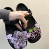 Nuevos Encantos de Zapato de Moda con Flores Artificiales tipo Uva con Perlas, Hebillas de Zapato de Gama Alta Adecuadas para Zapatos de Ballet y Zuecos, Hebillas Decorativas