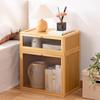 Mesa de noche simple para uso doméstico, Gabinete pequeño de almacenamiento combinado minimalista, Mesa auxiliar de noche, Económica para apartamentos de alquiler