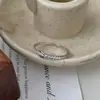 Anel Móbio Cravejado com Diamantes em Prata Esterlina S925 para Mulheres, Design de Nicho Retro Japonês de Luxo Leve, Anel Popular de Alta Qualidade