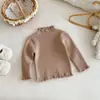 Vestido Dulce de Princesa para Niña, Mangas Pequeñas Izquierda y Derecha, Vestido de Invierno para Bebé Estilo Coreano con Mangas Volantes, Vestido de Forro Polar Bordado para Niños