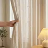 Tela Moderna Sencilla de Algodón Lino Color Liso Cortina Blackout Color Sólido Aislamiento Térmico Protección Solar Tela para Cortina Venta Directa de Fábrica Mayorista