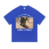 Camisetas de Verão de Algodão Engraçadas Meme Italian Brainrot Lirili Larila