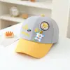 Sombrero de Sol para Bebé Niña Dulce y Lindo Venta al por Mayor Estilo Coreano Conejito Lindo Gorra de Béisbol Infantil Primavera y Verano Nueva Gorra de Béisbol con Bloques de Color