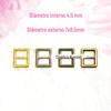 4.5mm Mini Fivela Japonesa Pequena Boneca Sapato Fivela Cinto Fivela BJD Roupas de Bebê Acessórios Botão de Bebê Pequenos Acessórios