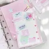 Serie de Pegatinas Decorativas Poesía Azucarada Latido del Corazón Pegatinas de Estilo Coreano con Patrones Ins para Diarios, Fundas de Teléfono y Collages de Computadora DIY