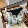 Bolso Cubo de Nicho Versión Coreana para Mujer Verano 2025 Nuevo Bolso de Tela Dopamina Colorido Bolso Cruzado Informal de Mezclilla