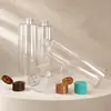 Soporta la personalización de botellas dispensadoras de gel de ducha, botellas dispensadoras de tónico portátiles para viaje, botellas dispensadoras de loción de sérum de aceites esenciales