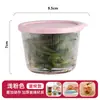 Pote de Vidro Redondo para Conservas Picles Kimchi Lanches Pote Selado Tigela de Vidro Armazenamento de Frutas Legumes Caixa Conservadora Fresca Personalizada