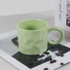 Taza de Regalo de Diseño Transfronterizo Esmalte de Color Transfronterizo Taza Nórdica ins Verde Taza de Cerámica Creativa de Oreja Grande