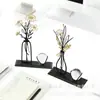 Diseño Popular Bola de Cristal Calada Flores de Hierro Adornos de Escritorio Sala de Estar Decoraciones Adornos de Instagram Suministro Directo de Fábrica