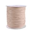 Cordón Redondo Encapsulado Coreano de 0.5mm2mm3mm Cuerda de Cera Ecológica para Manualidades Cinta Trenzada Negra de Cuerda Encapsulada Hilo Encapsulado Collar