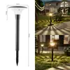 Luz Solar para Césped Exterior Impermeable Patio Jardín Paisajismo Arreglo Doméstico Luz de Ambiente para Patio Luz de Sombra Luz de Suelo