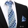 Vestido Gravata Lenço de Bolso terno Negócios Masculino Casamento de alta qualidade vinho tinto Gravata Listrada Shengzhou em estoque