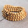 Pulsera de Círculo Único de Tuiya Añejo Taihang de Alto Aceite para Mujeres, Cuentas de Madera de Buda, Pulseras para Jugar Literarias, Cuentas con Colgante de Flor Pequeña, Juguetes Culturales