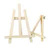 Mini caballete de escritorio trípode de madera soporte de exhibición plegable pequeño marco para pintura al óleo arte infantil tablero de dibujo pequeño