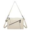 Bolso Cruzado de Hombro Casual de Cuero Suave para Mujer, con un Toque de Lujo para el Trayecto Diario