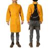 Roupa Protetora para Soldador Couro Anti-escaldante Roupa de Trabalho para Solda Elétrica Alta Temperatura Anti-radiação Avental de Couro Isolamento Térmico Roupa de Proteção