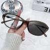 Nuevo Armazón de Gafas Ojo de Gato de Moda para Mujer Retro Antiluz Azul para Estudiantes Cyber Celebre Estilo Sencillo Modernas Gafas Planas