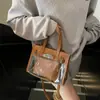 Bolsas Transparentes da Moda para Mulheres Primavera/Verão 2025 Nova Bolsa Transversal Versátil Bolsa de Mão Popular de Nicho Bolsa de Gelatina