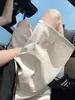 Calça Casual Masculina de Cor Sólida Estilo Old Money, Respirável, Fina, Comprimento Médio, Shorts Largos Jovens Tendência